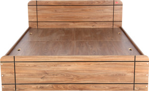 Kurlon RUGGED Engineered Wood Queen Bed With Storage