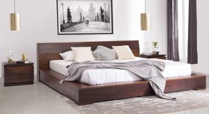 Urban Ladder Duetto Solid Wood Queen Bed