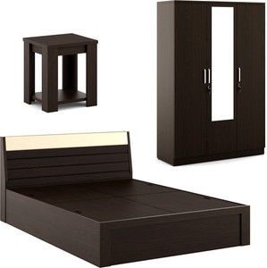 Spacewood Engineered Wood Bed Side Table Wardrobe Finish Color ... Spacewood Engineered Wood Bed Side Table Wardrobe Finish Color ...