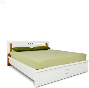 RoyalOak Olive Engineered Wood King Bed With Storage