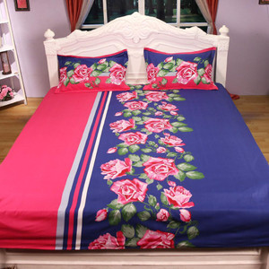 Status Cotton Floral King sized Double Bedsheet