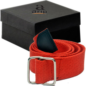 Arip Boys Formal, Party, Evening, Casual Red Canvas, Fabric Belt