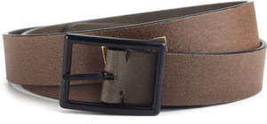 United Colors of Benetton Men Green Genuine Leather Belt