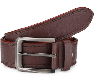 TSX Men Casual, Formal, Party, Evening Brown Artificial Leather Belt