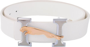 Stylehoops Boys Formal White Artificial Leather Belt