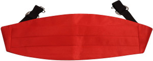 Tiekart Men Casual Red Fabric Belt
