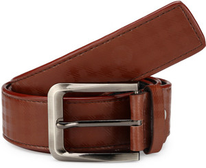 TSX Men Casual, Formal, Party, Evening Brown Artificial Leather Belt