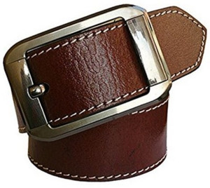 VR Enterprises Men Casual, Party, Formal Brown Genuine Leather Belt
