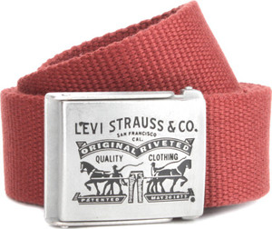 Levis top canvas belt