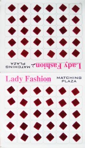 Lady FASHION Matching Plaza 1111201621 Forehead Maroon Bindis