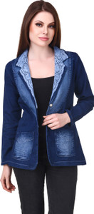Subu Solid Single Breasted Casual Women's Blazer