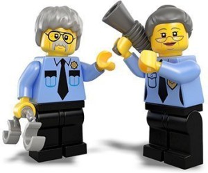 Lego The Movie Loose Minis Ma & Pa Cop Minis Loose
