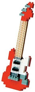 Kawada Nano Nbc_037 Electric Guitar (Red) Building Kit