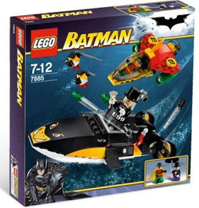 Lego Batman Robin'S Scuba Jet Attack Of The Penguin