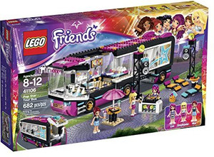 Lego Friends 41106 Pop Star Tour Bus Building Kit