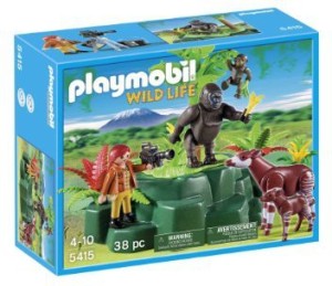 Playmobil Gorillas And Okapis With Film Maker Set