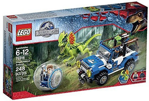 Lego New Jurassic World Dilophosaurus Ambush 75916 Building Kit