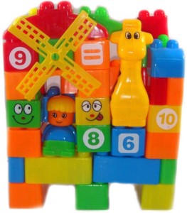 Zest 4 Toyz Building Blocks Animal giraffe and Fan for learning while playing
