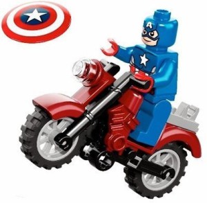 Marvel Lego Super Heroes Captain America And Motorcycle