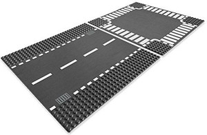 Lego (R) City Road Straight Track & Crossroad (7280)