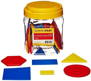 School Smart Group Attribute Blocks - Set of 60