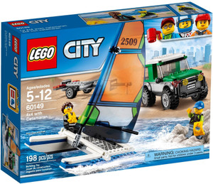 Lego 4x4 with Catamaran