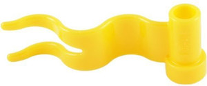 Lego Lego Building Accessories: Set of 5 Yellow Streaming Flags