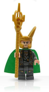 Lego Super Heroes Loki Mini With Scepter