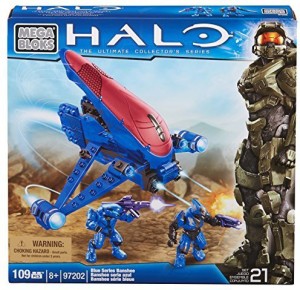 Mega Bloks Halo Blue Series Banshee