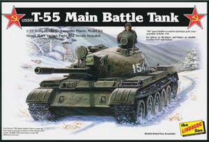 Lindberg USA 1/35 Scale USSR T-55 Battle Tank
Plastic Model Kit
