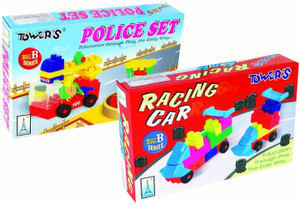 Towers Police & Racing Block Combo