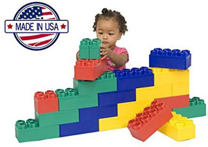 Kids Adventure 24pc Jumbo Blocks - Beginner Set (Made in the USA)