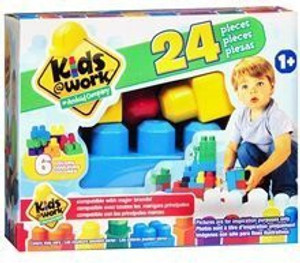 Amloid Company Kids @ Work Kids Work 24 Piece Building Set Compatible With Major