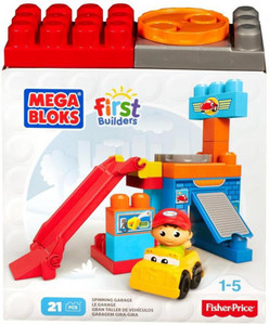 Mega Bloks First Builders Spinning Garage