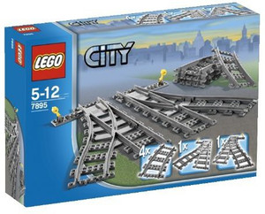 Lego (R) City Trains Switch Tracks (7895)