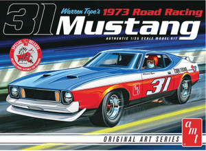 AMT USA 1/25 Scale Warren Tope's 1973 Road Racing Mustang
Plastic Model Kit