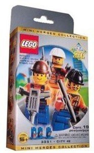 Lego City Mini Figure Set #3351 Mini Heroes
