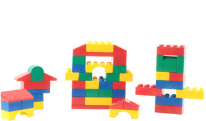 Peacock Kinder blocks - 75pcs Bag