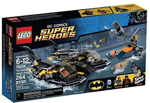 Lego Super Heroes 76034 the Batboat Harbor Pursuit Building Kit