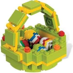 Lego Easter Basket with Eggs