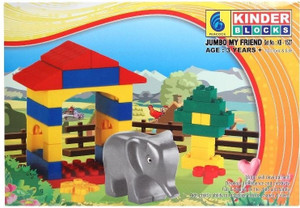Peacock Kinder Blocks Jumbo My Friend ? Block Game