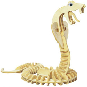 Rudham Wooden 3d Game Puzzle Woodcraft Construction Snake