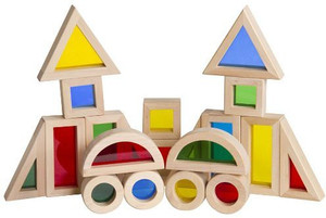Guidecraft Jr. Rainbow Block Set (20 Piece)
