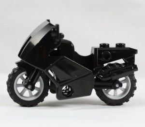 Lego Black Sport Motorcycle Batman Style