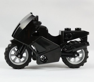 Lego Black Sport Motorcycle Batman Style