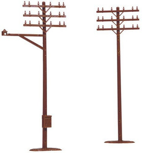 Atlas MODEL 775 Telephone Poles HO (12)