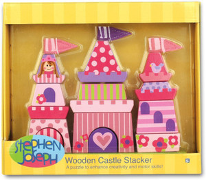 Stephen Joseph Princess Wooden Stacking Set