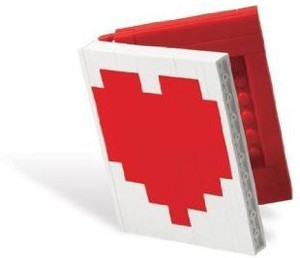 Lego Heart Book * 40015 * 51 Piece Exclusive Valentine Set