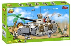 COBI New Small Army Panzer Tank With Troops 400 Piece Building