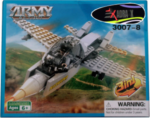 Adraxx DIY Hobby 3D Fighter Plane Model Assembling Kit